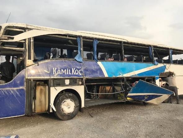 Kahramanmaraş’ta yolcu otobüsü devrildi! 7 kişi hayatını kaybetti